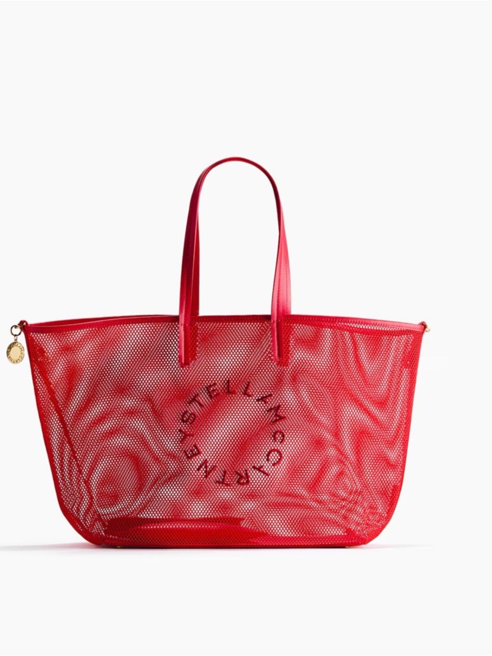 Stella McCartney & H&M Red Mesh Tote Bag